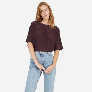 Everlane silk short sleeve crew